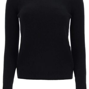 MAX MARA PELOTA SWEATER EMBOSSED BUTTONS XS Black Cashmere, Wool