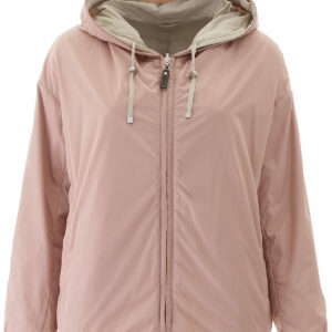 MAX MARA THE CUBE REVERSIBLE ESPORTY JACKET 40 Pink, Beige Technical