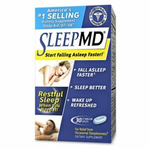 MD Products Sleep Aid Dietary Supplement EZ-Swallow Caplets - 30.0 ea