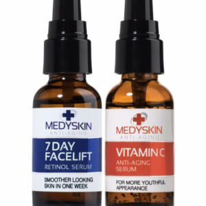 MEDYSKIN Skin Serums & Treatments - 7 Day Facelift & Vitamin C Anti-Aging Serum Set