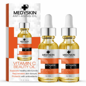 MEDYSKIN Skin Serums & Treatments orange - Vitamin C Beauty Oil - Set of Two