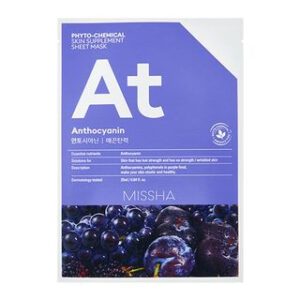 MISSHA - Phyto-Chemical Skin Supplement Sheet Mask (Anthocyanin) 1pc