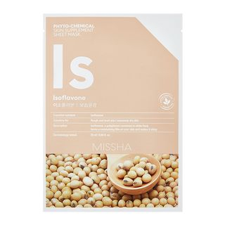 MISSHA - Phyto-Chemical Skin Supplement Sheet Mask (Isoflavone) 1pc MISSHA - Phyto-Chemical Skin Supplement Sheet Mask (Isoflavone) 1pc