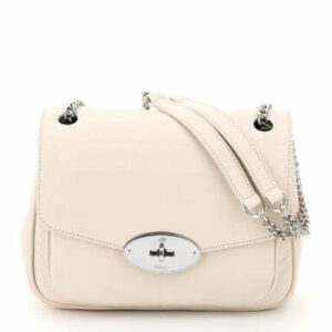 MULBERRY SMALL DARLEY SHOULDER BAG OS White Leather