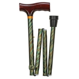 Mabis Lightweight Adjustable Designer Cane, Derby Top - 1.0 ea