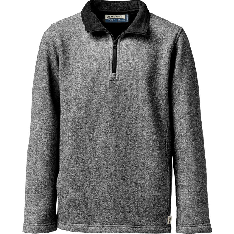 Magellan Outdoors Boys' Hickory Canyon 1/4-Zip Pullover Sweatshirt Black, Large - Boy's Graphic Tees at Academy Sports Magellan Outdoors Boys' Hickory Canyon 1/4-Zip Pullover Sweatshirt Black, Large - Boy's Graphic Tees at Academy Sports