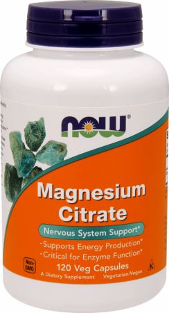 Magnesium Citrate 120 Veg Capsules - Vitamins, Herbs & Health NOW