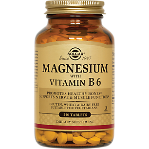Magnesium with Vitamin B6 (250 Tablets)