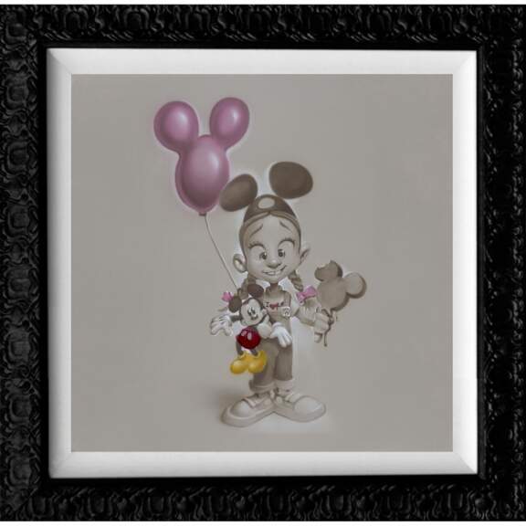 ''Making Mickey Memories'' Limited Edition Gicle Canvas by Noah Official shopDisney