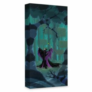 ''Maleficent Summons the Power'' Gicle on Canvas by Michael Provenza Official shopDisney