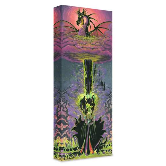''Maleficent's Transformation'' Gicle on Canvas by Michelle St.Laurent Limited Edition Official shopDisney