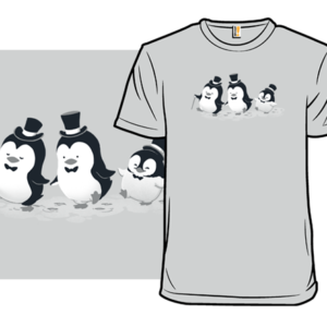 March Of The Smartly Dressed Penguins T Shirt