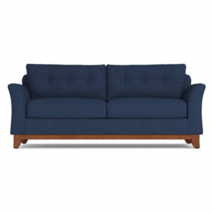 Marco Queen Size Sleeper Sofa, Memory Foam Mattress, Blue Jean