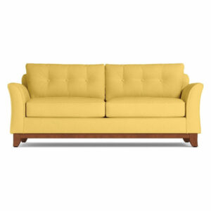 Marco Queen Size Sleeper Sofa, Memory Foam Mattress, Gold