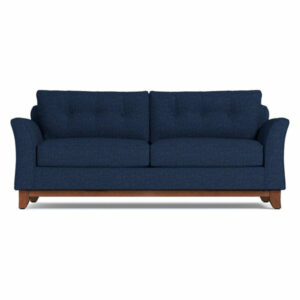 Marco Queen Size Sleeper Sofa, Memory Foam Mattress, Navy