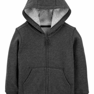 Marled Zip-Up French Terry Hoodie