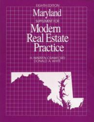 Maryland Supplement for Modern Real Estate Practice