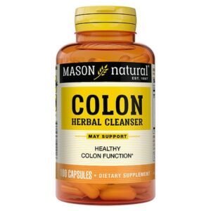 Mason Natural Colon Herbal Cleanser, Capsules - 100.0 ea