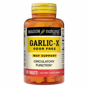Mason Natural Garlic-X Odor Free Tablets - 100.0 ea