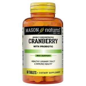 Mason Natural Highly Concentrated Cranberry with Probiotic, Tablets - 60.0 ea