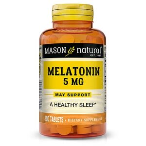 Mason Natural Melatonin 5 mg with Vitamin B Tablets - 300.0 ea