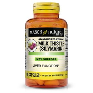 Mason Natural Milk Thistle (Silymarin) Capsules - 60.0 ea