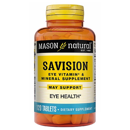 Mason Natural Savision Eye Vitamin & Mineral Supplement Tablets - 120.0 ea