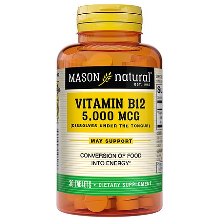 Mason Natural Vitamin B12 5000 mcg - 30.0 ea