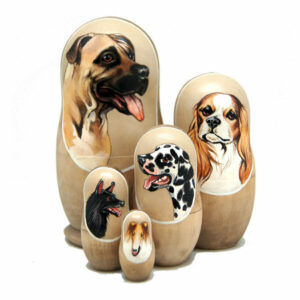 Mastiff Dog 5-Piece Doll