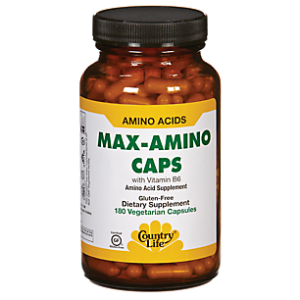 Max-Amino with Vitamin B6 - Amino Acid (180 Vegetarian Capsules)
