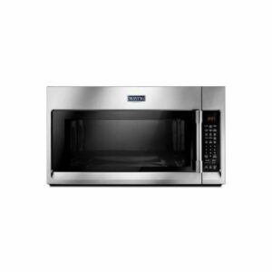 Maytag MMV6190F 30 Inch Wide 1.9 Cu. Ft. Over-the-Range Microwave with 400 CFM Blower and Electronic Temperature Controls Fingerprint Resistant