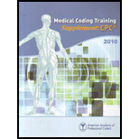 Medical Coding Training Supplement: CPC 2010