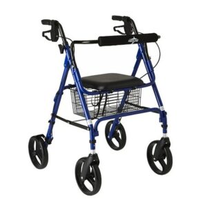 Medline 4-Wheel Rollator Walker - 1.0 ea