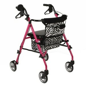 Medline Posh Zebra Rollator - 1.0 ea