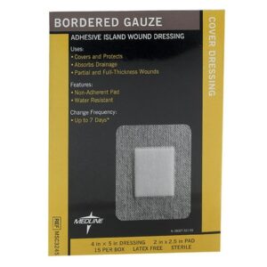 Medline Sterile Bordered Gauze 4x5 - 15.0 ea