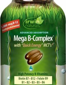 Mega B-Complex 60 Liquid Softgels - Vitamins A-Z Irwin Naturals