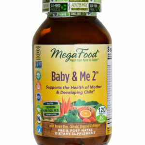 MegaFood Vitamins & Supplements - Baby & Me 2 Supplements - 1 Bottle of 120