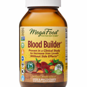 MegaFood Vitamins & Supplements - Blood Builder Supplement - 1 Bottle of 180