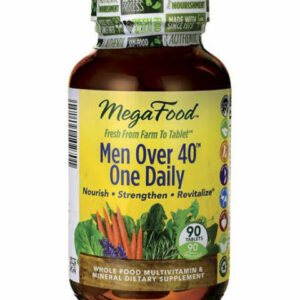 MegaFood Vitamins & Supplements - Men 40+ One Daily Supplement - 1 Bottle of 90