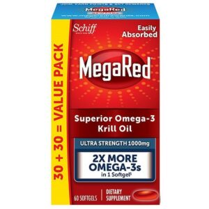 MegaRed Ultra Strength Softgels, Omega-3 Krill Oil Supplement - 60.0 ea