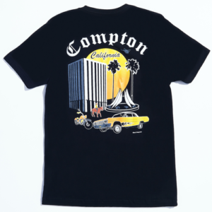 Mel Depaz Mens Mel Depaz Compton T-Shirt - Mens Black/White Size XL