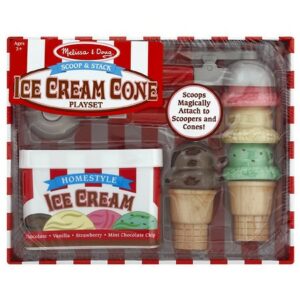 Melissa & Doug Scoop & Stack Ice Cream Cone Playset - 1.0 ea