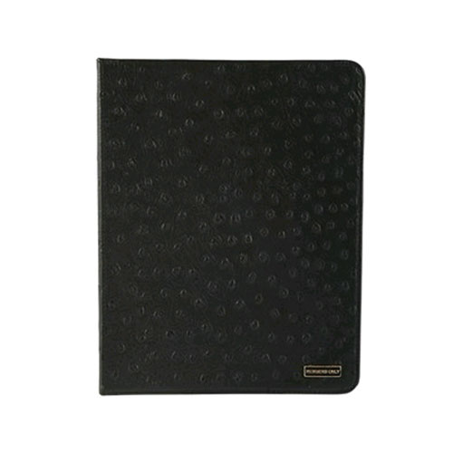 Members Only Portfolio Case for Apple iPad - Black Ostrich