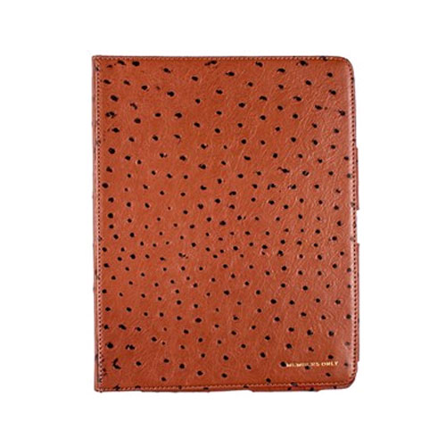 Members Only Portfolio Case for Apple iPad - Cognac Ostrich