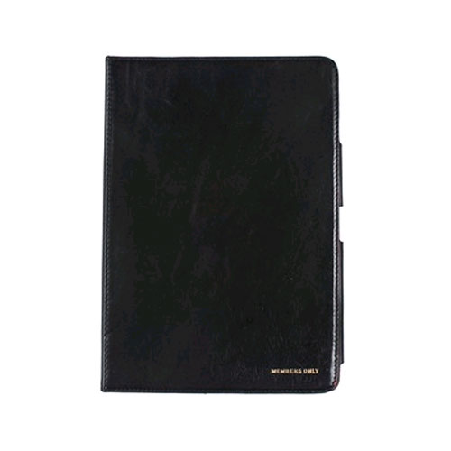 Members Only Portfolio Case for Apple iPad Mini - Black Leather