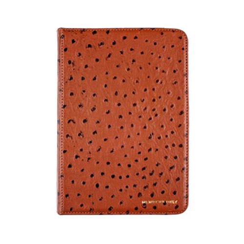 Members Only Portfolio Case for Apple iPad Mini - Cognac Ostrich