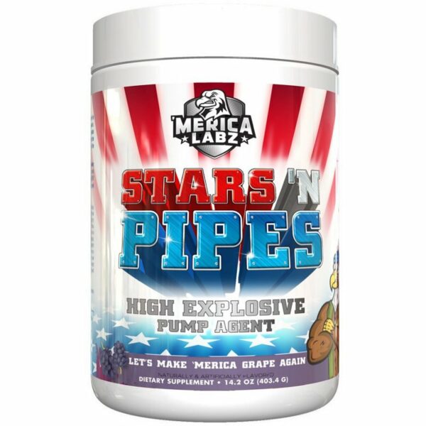 Merica Labz Stars 'n Pipes Lets Make 'Merica Grape Again Dietary Supplement - Health Supplements at Academy Sports