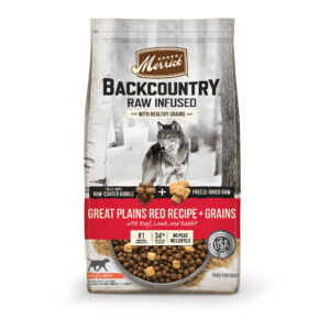 Merrick Backcountry High Protein Freeze-Dried Great Plains Red Recipe Dry Dog Food, 20 lbs.