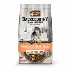 Merrick Backcountry High Protein Freeze-Dried Pacific Catch Recipe Dry Dog Food, 20 lbs.
