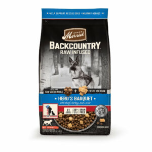 Merrick Backcountry Raw Infused Grain Free Freeze-Dried Hero's Banquet Recipe Dry Dog Food, 20 lbs.